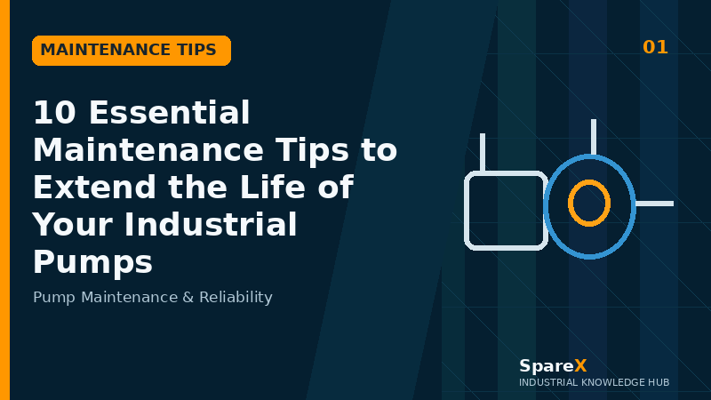 10 Essential Maintenance Tips to Extend the Life of Your Industrial Pumps - SpareX blog thumbnail
