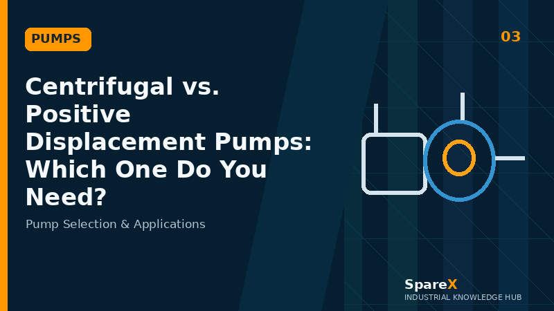 Centrifugal vs. Positive Displacement Pumps: Which One Do You Need? - SpareX blog thumbnail