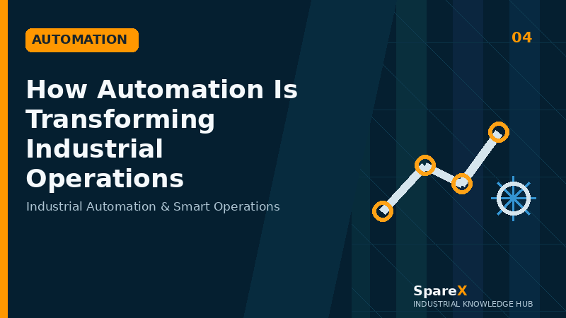 How Automation Is Transforming Industrial Operations - SpareX blog thumbnail