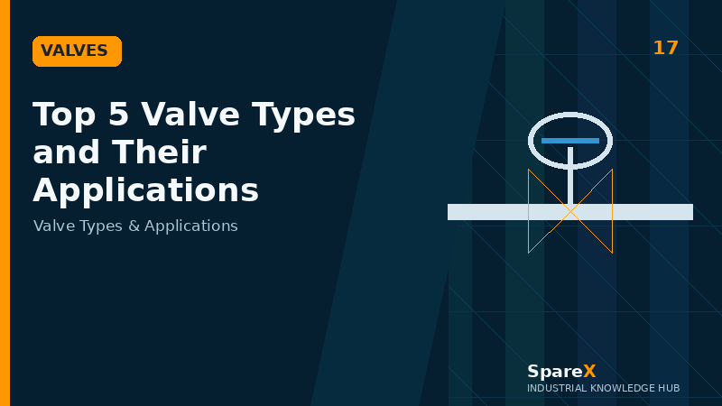 Top 5 Valve Types and Their Applications - SpareX blog thumbnail