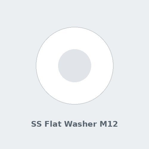 Stainless Flat Washer M12 (Set of 100)